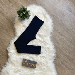 Super warm cozy leggings black one size